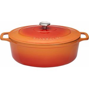 Chasseur Ovale Stoofpan 4 L - Orange