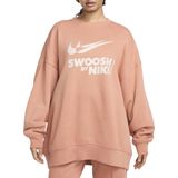 Nike - Dames Sweatshirt - Oversized - Geborstelde Fleece