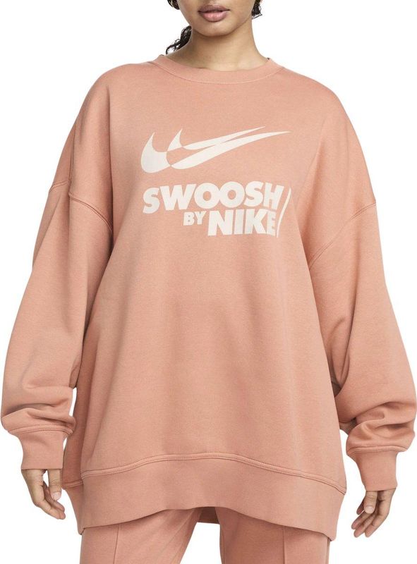 Nike - Dames Sweatshirt - Oversized - Geborstelde Fleece