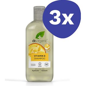 Dr Organic Vitamine E Shampoo (3x 265ml)