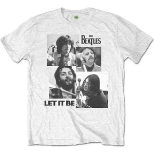 The Beatles - Let It Be Kinder T-shirt - Kids tm 2 jaar - Wit