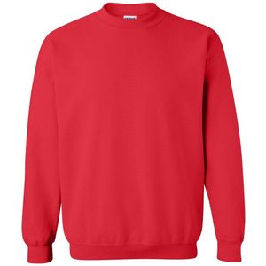 Gildan Zware Blend Unisex Adult Crewneck Sweatshirt voor volwassenen (Rood)