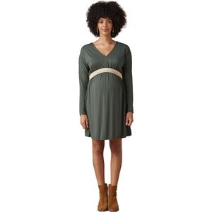 Envie de fraise Zwangerschaps- en borstvoedingsjurk met lange mouwen FELICINEOR ENVIE DE FRAISE