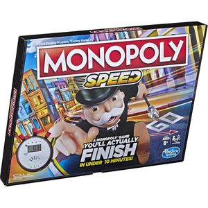 Hasbro Monopoly Turbo - Gezelschapsspel voor 2-4 spelers vanaf 8 jaar oud | Speel in slechts 10 minuten!