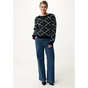 Mexx Vest Geruit Zwart Dames - Maat S