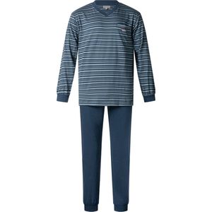 Heren pyjama Gentlemen 100% katoen 411561 maat L NAVY