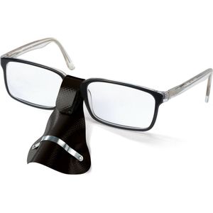 Neuskapje | Neus bescherming | Biedt bescherming tegen UV-straling en lichte mechanische invloeden | Te bevestigen aan bril | Zwart