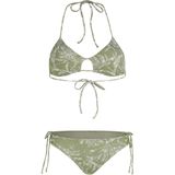 Halterbikini - Zwart - 82% Gerecycled Polyamide, 18% Elastaan