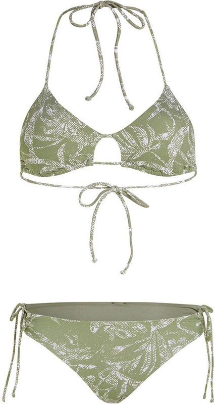 Halterbikini - Zwart - 82% Gerecycled Polyamide, 18% Elastaan