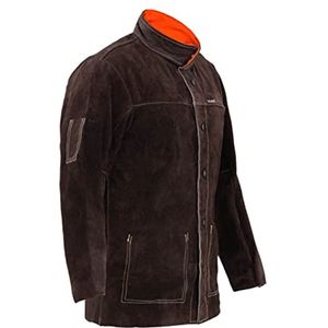 Hittebestendig Lasjack XL van Rundsplitleer voor Professioneel Gebruik