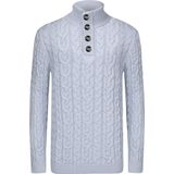 Jimmy Sanders - Sweater - Babyblauw - Heren - XL