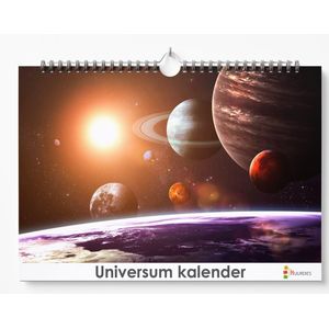 Universum Kosmos Kalender 35x24cm | wandkalender | Verjaardagskalender Volwassenen