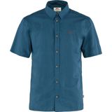 Fjallraven Övik Lite Shirt SS Men - Outdoorblouse - Heren - Blauw - Maat L