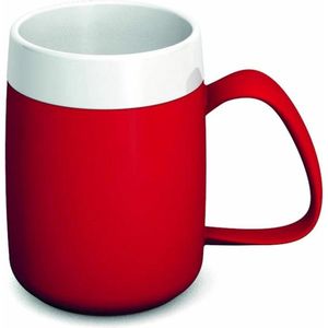 Conische warmhoudbeker - rood - Ornamin