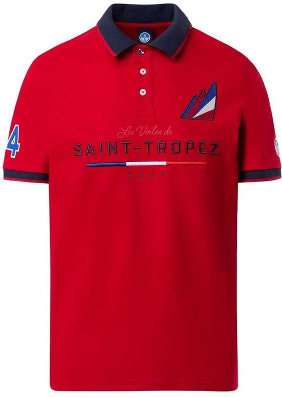 North Sails Lvdst Korte Mouw Poloshirt Rood XS Man