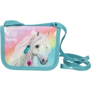 Depesche 13963 TOPModel Blooming Kitty - Handytasche in Lila, mit Model Motiv, Blumen Muster und Katze, Tragetasche mit Umhängeschlaufe für das Smartphone