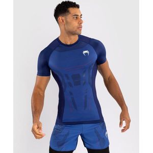 Venum Technical 3.0 Korte Mouwen Rashguard - Nachtblauw - L