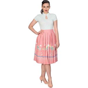 Dancing Days Top -S- Mandarin collar Groen