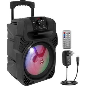 Pyle - Draagbare Bluetooth Luidspreker - Multi-Kleur - Ingebouwde Oplaadbare Batterij