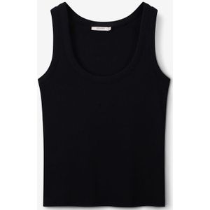 Sissy-Boy - Zwart rib singlet