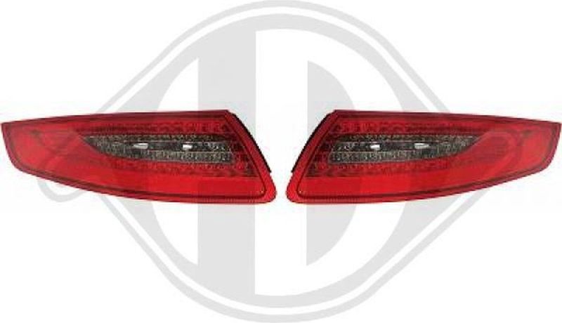 Porsche - Diederichs 2001896 - Set Achterlichten - Rookgrijs - Rood - Transparent - LED