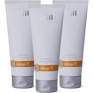 JANZEN Shower Scrub Orange 77 3-pack