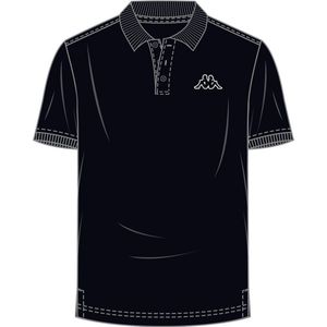 Kappa - 303173GG - Poloshirt - Caviar - Grote Maten