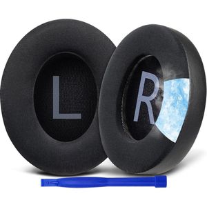 Geschikt voor Bose NC700/700 noise cancelling earphones memory foam - duurzame oorkussens -(1 paar zwarte oorkussens)- ice sense oorkappen