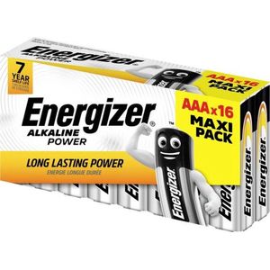 Energizer Power - AAA batterij (potlood) - Alkaline 1.5 V - 16 stuk(s)