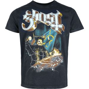 Ghost Lightning Heren T-shirt - donkergrijs - S