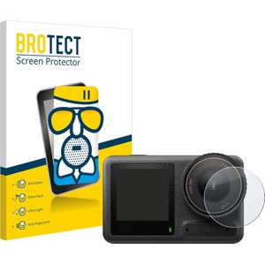 BROTECT - Screenprotector voor DJI Osmo Action 4 (Lens) - Folie Beschermfolie Beschermglas matte