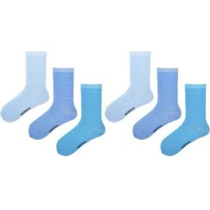 6 Paar Kindersokken - Jongens - Blauw - Maat 27-30