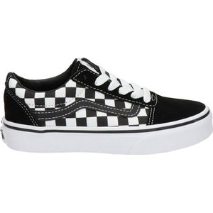 Vans Youth Ward Sneakers - (Checkered) Black/True White - Maat 34
