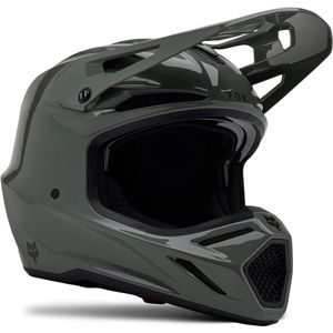 FOX - V3 RS Carbon Solid - Crosshelm - Grijs - MIPS
