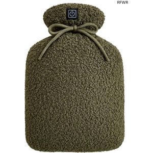 RFWR® Draadloze Elektrische Kruik - Infrarood Warmtekussen met 3 Warmtestanden - Zachte Pluche Teddy - 30x20 cm