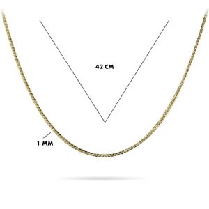 Gisser Jewels - Collier - 14k Goud - 42+3 cm