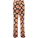 Geisha Broek Pantalon Met Retro Print 41113 32 Orange/pink/black Dames Maat - M