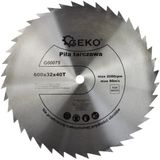 GEKO - Cirkelzaagblad - 600 mm - Staal - Wolfraamcarbide-tanden