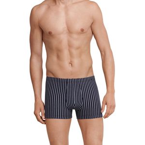 SCHIESSER Selected! Premium boxer (1-pack) - heren short donkerblauw gestreept - Maat: XXL