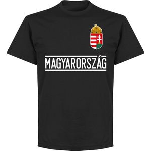 Hongarije Keeper Team T-Shirt - Zwart - XXXL