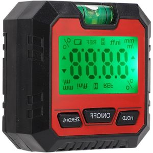 Digitale Niveaubox Magnetische Elektronische Hoekmeter Mini-hoekzoeker Gradenboog-inclinometer Niveau-instrument voor Timmerwerk Bouwen Metselwerk