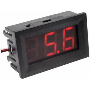 OTRONIC® Voltmeter 3.5-30V - Rood, 0.56inch, 2 draden