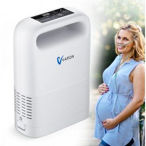Draagbare Zuurstofconcentrator – Mobiele Zuurstofmachine – Zuurstofapparaat – Ademhalingsapparaat – Compact & Lichtgewicht – Verwijderbare Batterij 3-4 Uur