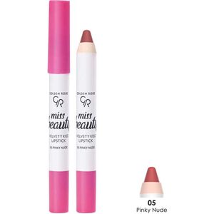 Golden Rose - Miss Beauty Velvety Kiss Lipstick 05 - Nude Pink