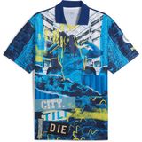 Puma Mancester City Fc Football Energy+ Retro T-shirt Met Korte Mouwen Veelkleurig S Man