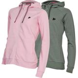 Donnay - Anna - Vest met Capuchon - Shadow Pink/Jungle Green - 2-Pack