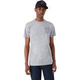 New Era - Chain Stitch - T-shirt - Grijs - New York Yankees