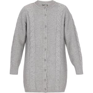 DreiMaster - Vintage - Gebreid Vest - Grijs