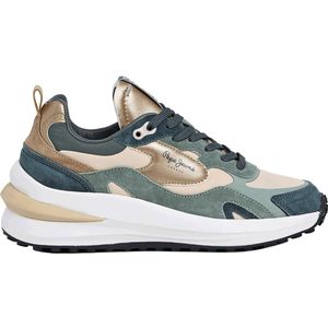 Pepe Jeans Winslow Fun Schoenen Beige,Groen EU 39 Vrouw