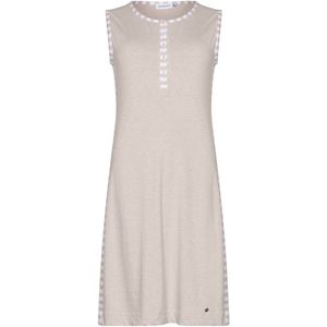 Dames Nachthemd Pastunette - Beige Dream - Katoen - Mouwloos - Maat 46